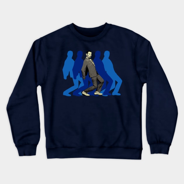 Classic Peewee Herman Light Blue Crewneck Sweatshirt by Permisarsi